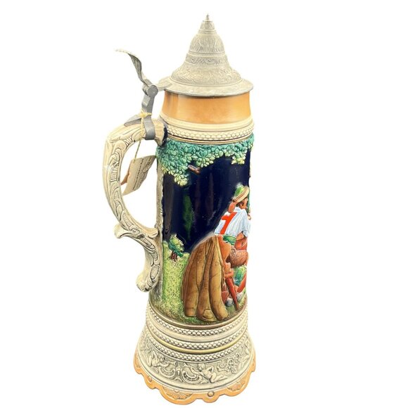House Of Global Art West Germany Musical Traditional Handcrafted 16" Stein 3D - Picture 12 of 16